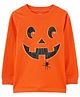 Carter's Halloween Jack-O-Lantern Jersey Tee - Orange