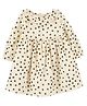 Carter's Leopard Corduroy Dress- Grey