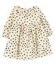 Carter's Leopard Corduroy Dress- Grey