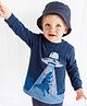 Carter's Dinosaur Spaceship Jersey Tee- Navy Blue