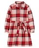 Carter's Plaid Shirt Dress - Brown