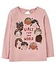 Carter's Girls Rule The World Jersey Tee - Pink