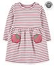 Carter's Apple Jersey Dress - Pink