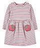 Carter's Apple Jersey Dress - Pink