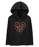 Carter's Heart French Terry Hoodie - Black