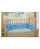 DearJoy Baby Crib Bedding Bumper Teddy Print - Blue