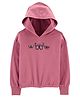 Carter's Butterfly French Terry Hoodie- Pink