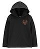 Carter's Heart French Terry Hoodie - Black