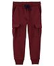 Carter's Pull On French Terry Joggers - Red