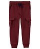 Carter's Pull On French Terry Joggers - Red