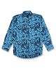 Gini & Jony Full Sleeves Cotton Printed Shirt - Blue