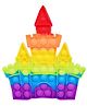 Toyshine Princess Castle Silicone Stress Reliving Pop It Toy - Multicolour