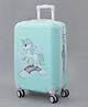 Pine Kids Trolley Luggage Bags - Sea Green 22 inch| Shock Resistant| Telescopic Handle| Water Resistant| Easy Zipper Closure| Durable Wheels