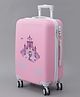 Pine Kids Trolley Luggage Bags Pink - 22 inch| Shock Resistant| Telescopic Handle| Water Resistant| Easy Zipper Closure| Durable Wheels