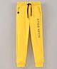 Allen Solly Juniors Full Length Track Pant Solid - Yellow