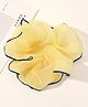 Flaunt Chic Solid Scrunchie Hair Tie - Yellow