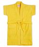 BUMZEE Half Sleeves Bath Robe - Yellow