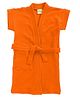 Bumzee Half Sleeves Solid Bathrobe - Orange