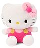 Hello Kitty Plush Soft Toy With Bow White And Pink - 16 cm
