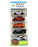WOW Toys Delivering Joys of Life Friction Powered Alloy Mini Cars Pack of 5 (Colour May Vary)