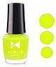 Moraze Neon Nail Polish Hi Lite Green- 5 ml