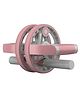 Strauss Multifunctional Exercise Ab Wheel Roller - Pink
