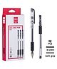 Deli Black Gel Pen Set Pack of 12 E6600 -  Black
