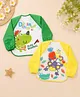 The Little Lookers Full Sleeves Washable PVC Waterproof Bibs Pack Of 2 - Green Yellow The Little Lookers Full Sleeves Washable PVC Waterproof Bibs Pack Of 2 - Green Yellow