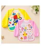 The Little Lookers Full Sleeves Washable PVC Waterproof Bibs Pack Of 2 - Yellow Pink The Little Lookers Full Sleeves Washable PVC Waterproof Bibs Pack Of 2 - Yellow Pink