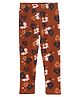 Carter's Floral Cozy Leggings - Brown