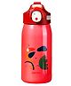 FunBlast Insulated Stainless Steel Double Walled Vacuum Thermos Flask with Straw 530 ML (Pink Color)