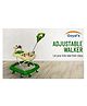 Goyal's Baby Monkey Height Adjustable Walker with Parental Handle & Musical Lights - Green