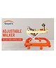 GOYAL'S Monkey Baby Walker with Music Light Function and Adjustable Height - Orange