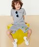 trendyol Solid  Knee Length Shorts - Grey