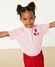 trendyol Solid Half Sleeves T Shirt - Pink