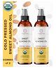 T&H Organics Certified Organic Cold Pressed Sweet Almond Oils Pack Of 2 - 200 ml Each