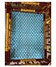 AmmAmmA Reversible Blanket Floral & Aquarium Print - Turquoise