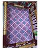 AmmAmmA Reversible Blanket Lily Bud Garden & Botanical Garden Print - Multicolour
