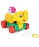 Luvley Ratteling Elephant Pull Along Toy - Yellow