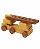 Desi Karigar Wooden Toy Fire Brigade Truck - Brown