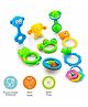 Sunny Chubby Cheeks Harmony Rattles Set of 9 - Color & Design May Vary