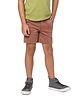 JACK & JONES JUNIOR Cotton Knit Above Knee Length Solid Colour Shorts - Brown