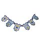 CAMARILLA Baby Boy Birthday Banner for Baby Shower Blue- Length 75 cm