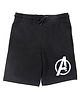 Marvel By Wear Your Mind Avengers Printed Shorts - Black