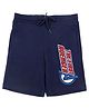 Marvel By Wear Your Mind Graphic Printed Shorts - Navy Blue