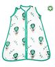Theoni 100% Organic Cotton Muslin Sleeping Bag Cappadocia Dreams - Green
