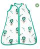 Theoni 100% Organic Cotton Muslin Sleeping Bag Cappadocia Dreams - Green