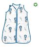 Theoni 100% Organic Cotton Muslin Sleeping Bag Medium - Dream Blue