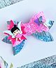 FOLLOW THE NEEDLE Fairy Bow Hair Clip - Pink