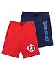 Marvel By Wear Your Mind Pack Of Two Captain America Print Shorts - Red Navy Blue